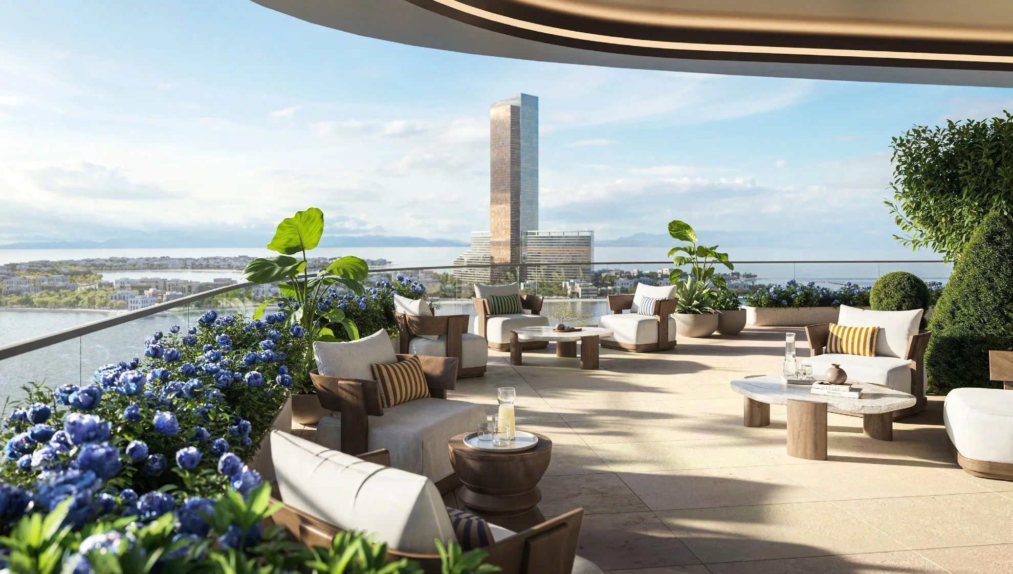 Lunaya Terraces with layered balconies and integrated planting