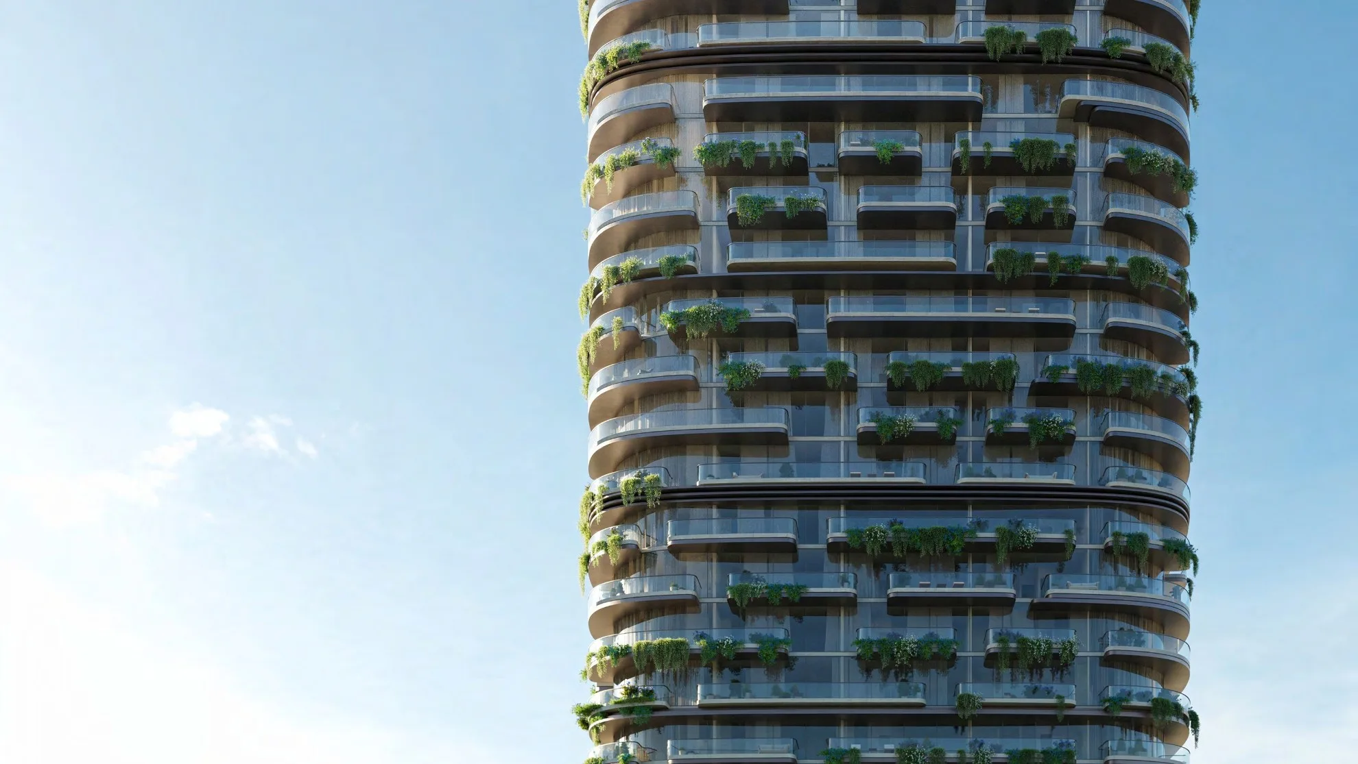 Lunaya masterplan showing lagoons, parks, villas and Lunaya Terraces