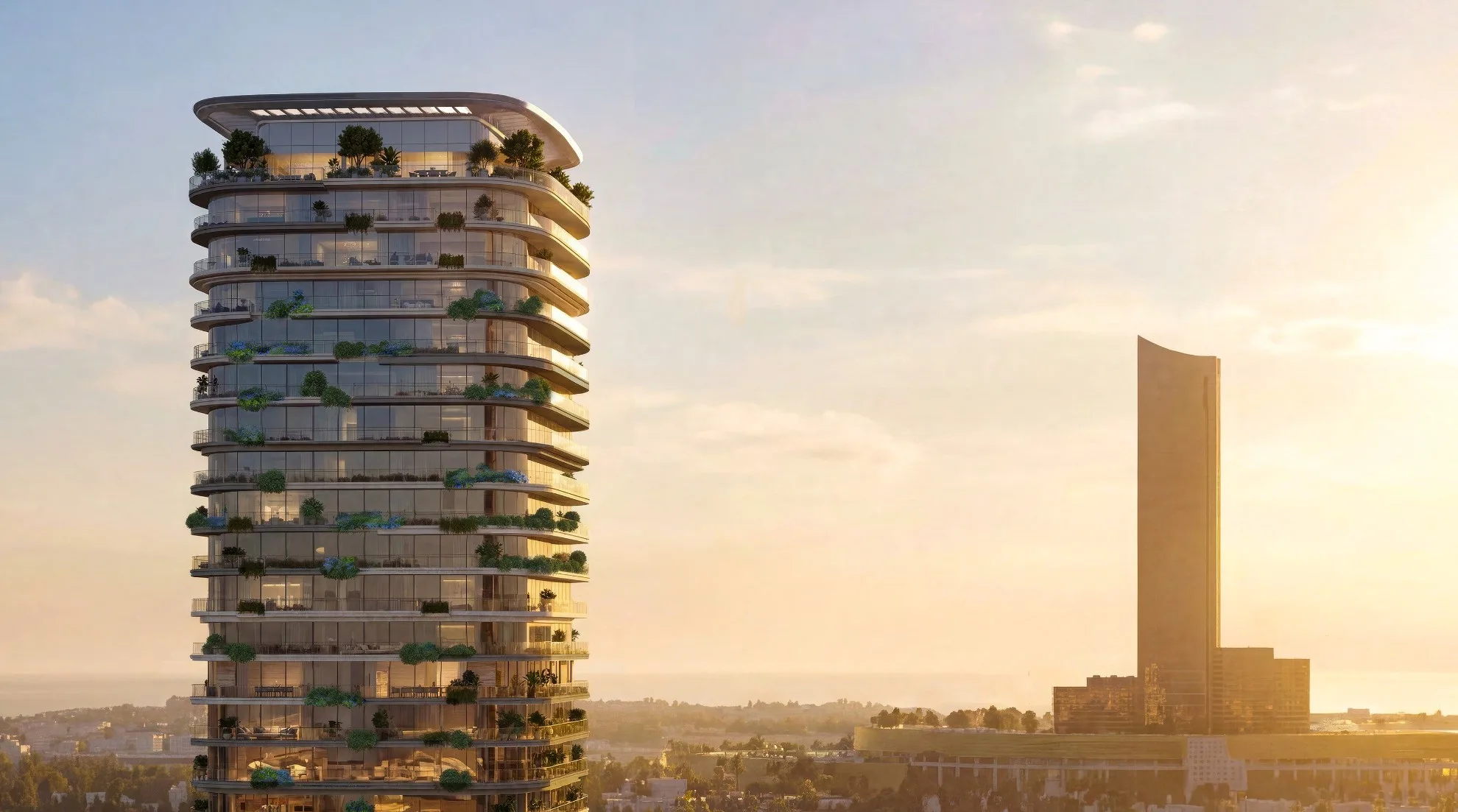 Delivered landscape at Al Barari, shown as previous work by the developer