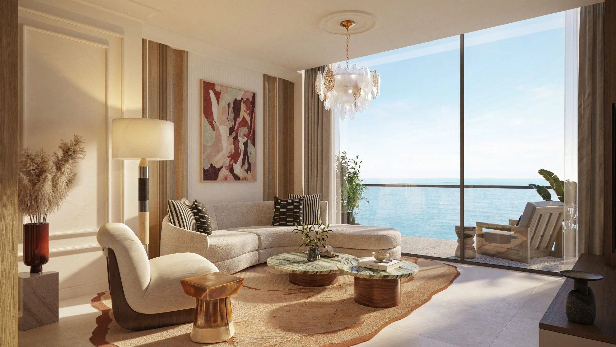 Lunaya's villa collection beside a lagoon